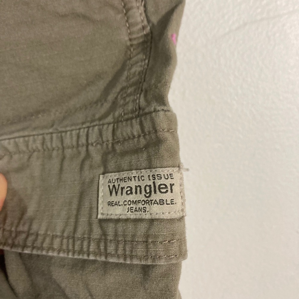 Wrangler Cargo Shorts Mens 30 Brown Ripstop Authentic Issue‎ Utility - Picture 2 of 10